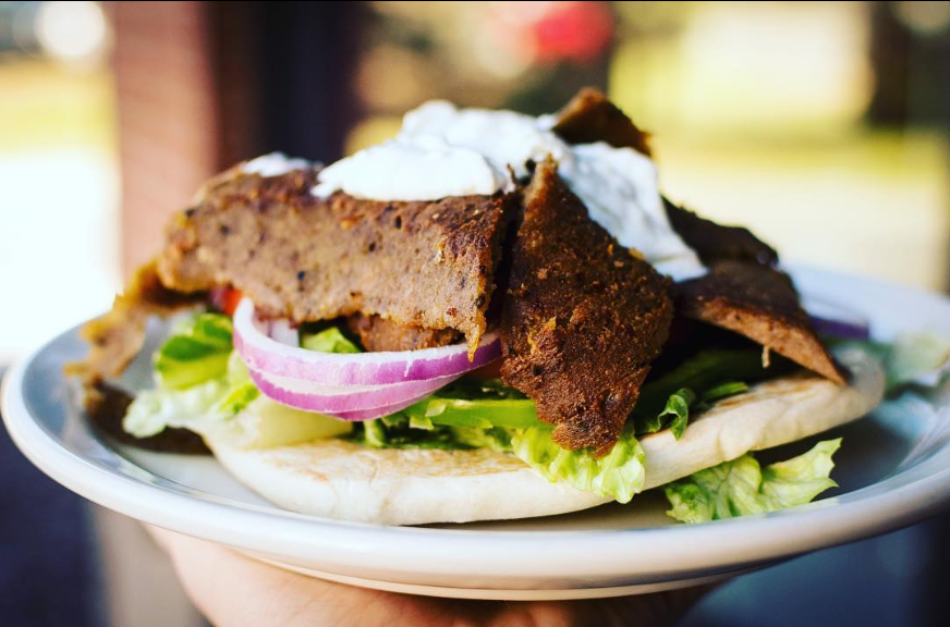 Lamb and Beef Gyro Pita Mediterranean Deli